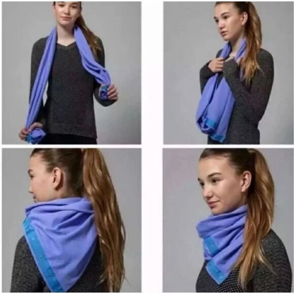 LULULEMON IVVIVA Village Chill Snap Button Infinity Scarf - Picture 8 of 9